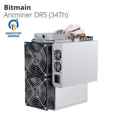 Pièce de monnaie de DCR de Bitmain Antminer Dr5 34th/S Decred Minerstat extrayant 175x279x238MM