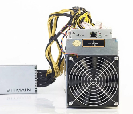 Mineur Scrypt Miner Asic d'Antminer L3+ 504 Mh/S Litecoin Bitmain