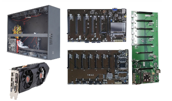 Ti 1660 de Gtx du mineur 8 de Gpus 6 gigaoctets mineur Asic Miners d'Ethereum de carte graphique de 6 gigaoctets
