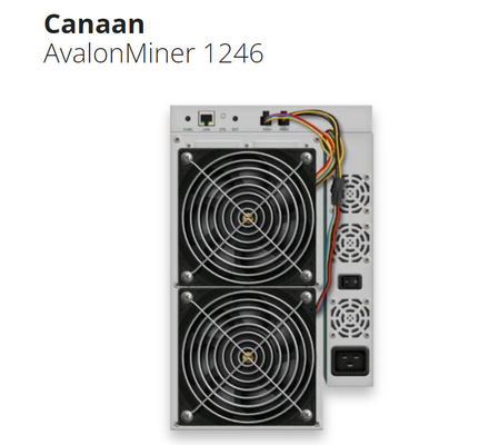 Mineur Asic de Canaan AvalonMiner 1246 87T BTC Bitcoin