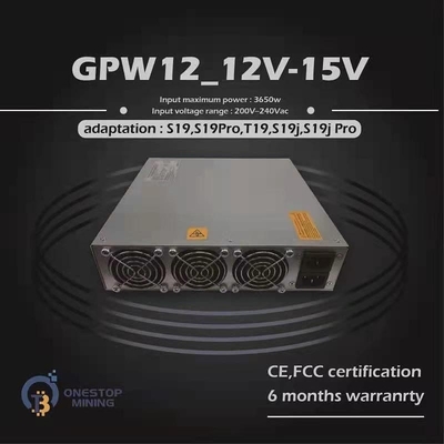 alimentation de l'énergie 3650W pour la série de Bitmain S19 S19Pro S19J S19JPro S19A